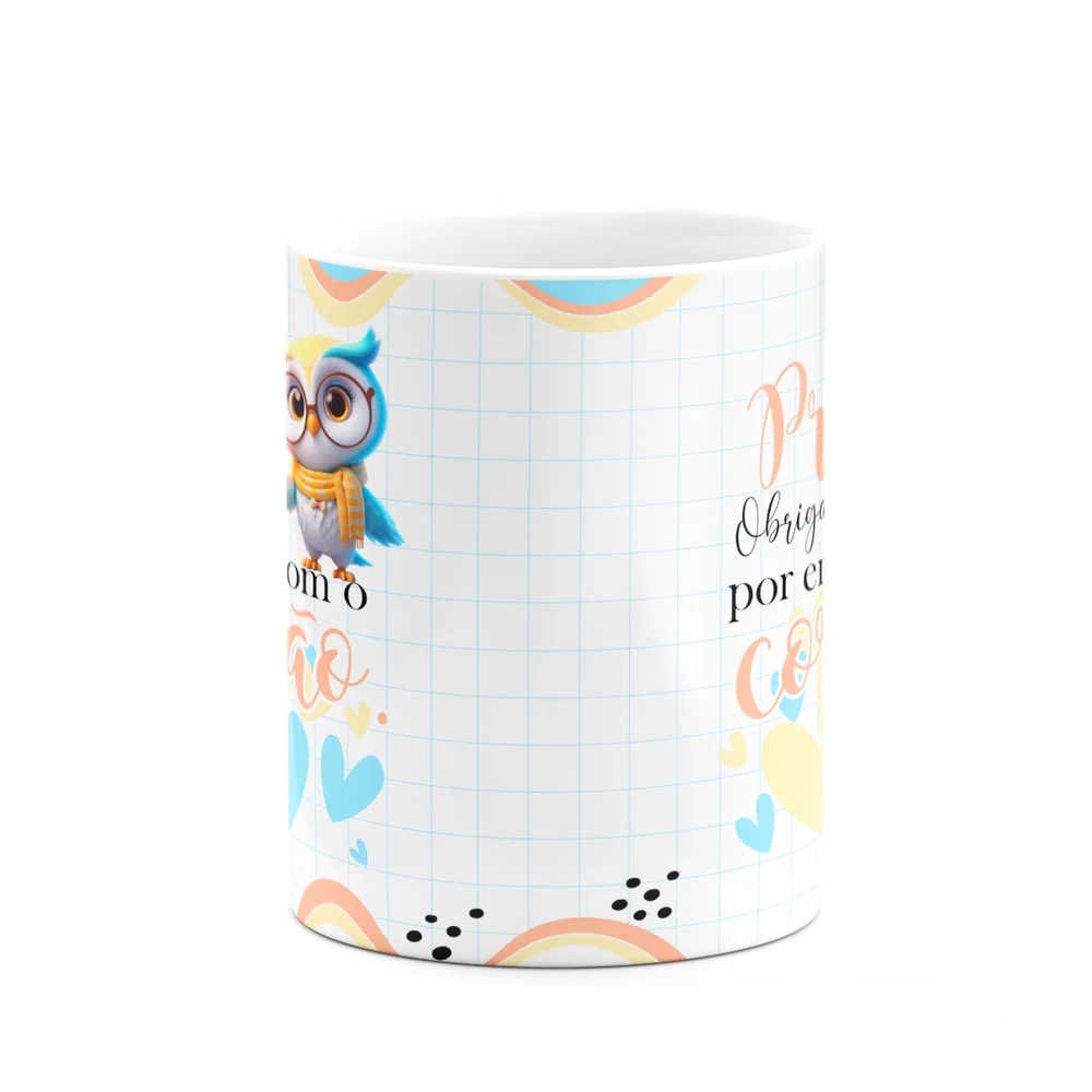 Imagem 2 de 3 do produto Caneca - Professor - Obrigado Por Ensinar Com O Coração