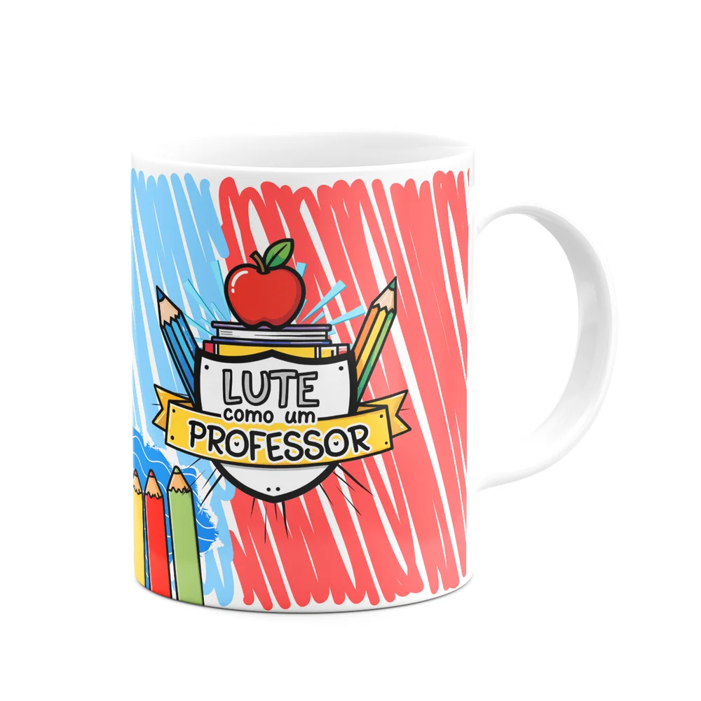 Imagem 3 de 3 do produto Caneca Professor - Abc - Lute Como Um Professor