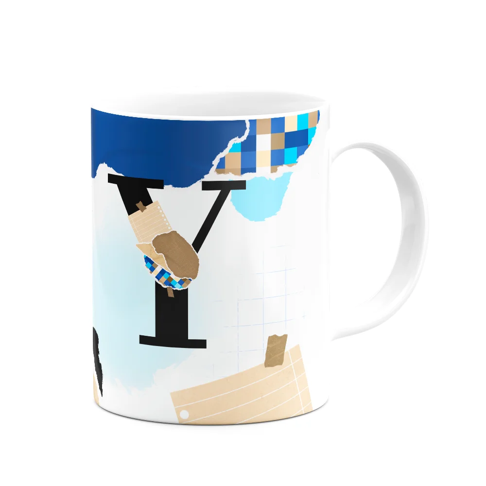 Imagem 2 de 3 do produto Caneca Professores - Inicial Do Nome Letra Y - 325ml