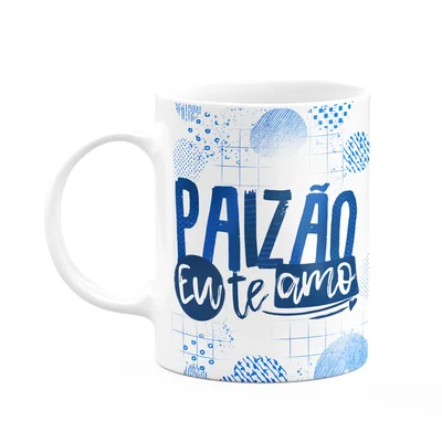 Caneca Pais - Paizão, Eu Te Amo! 325ml - Branca
