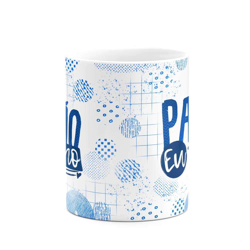 Imagem 3 de 3 do produto Caneca Pais - Paizão, Eu Te Amo! 325ml - Branca
