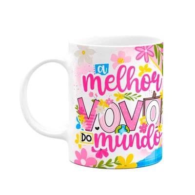 Caneca Dos Avós - A Melhor Vovó Do Mundo - M2