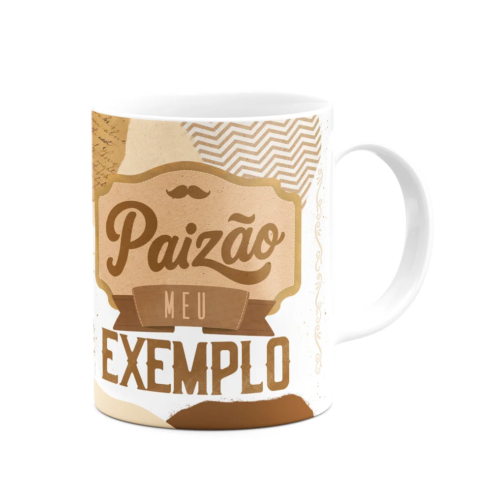 Imagem 2 de 3 do produto Caneca Dos Pais - Paizão, Meu Exemplo - 325ml