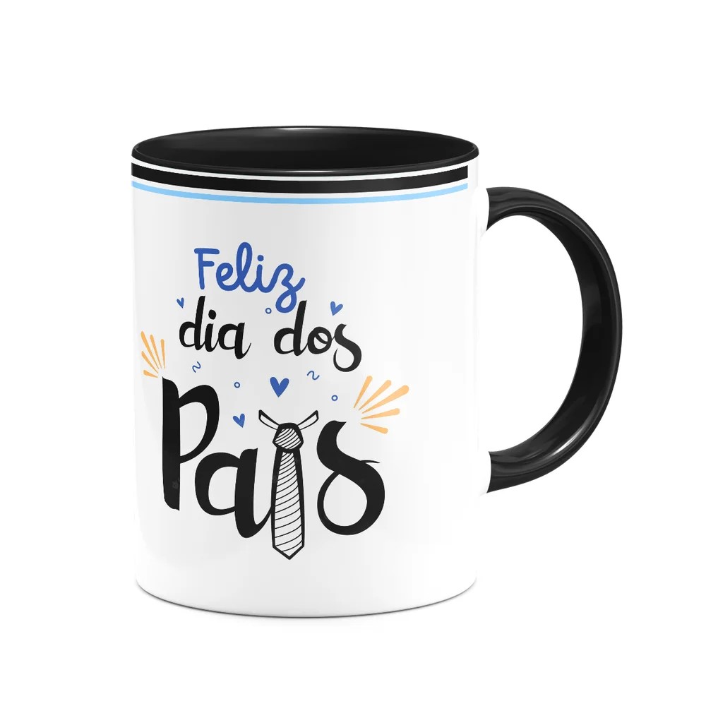 Imagem 2 de 3 do produto Caneca Dos Pais - Querido Futuro Papai De Menina - B-black