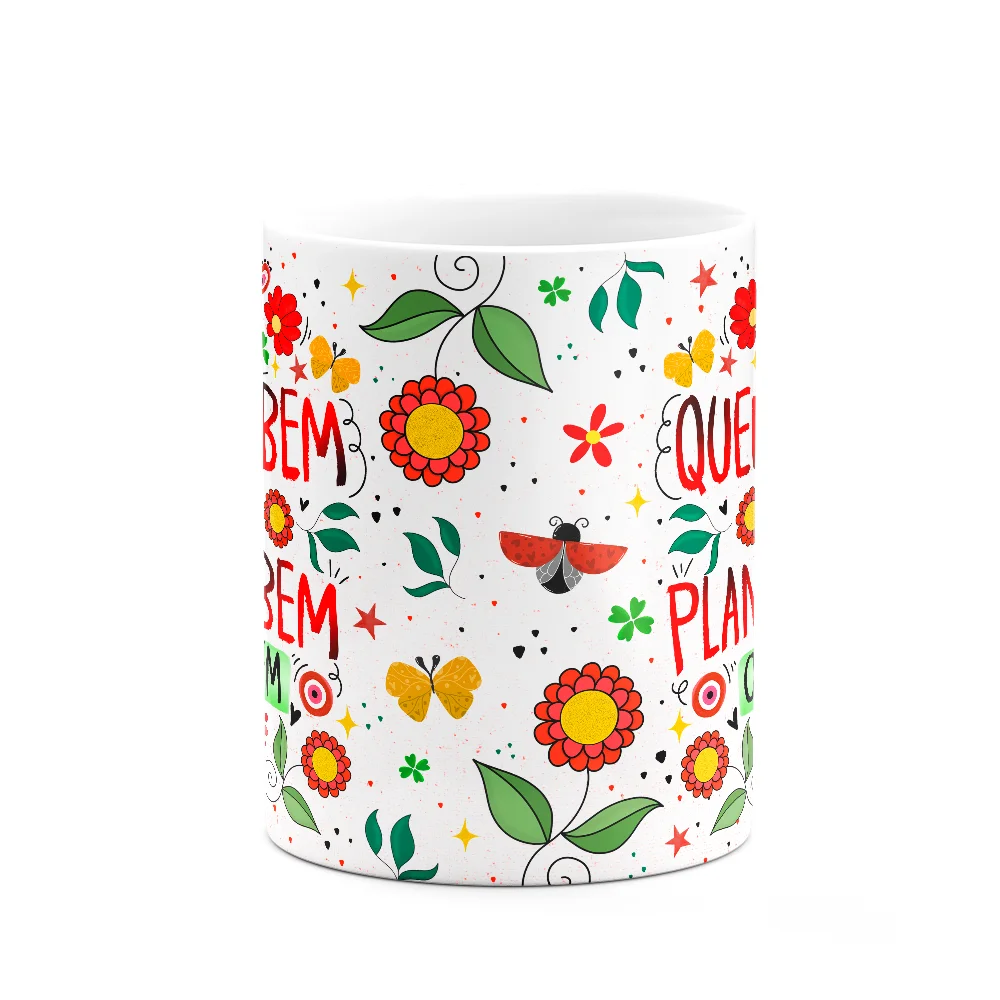 Imagem 3 de 3 do produto Caneca Proteção - Queira O Bem Que O Resto Vem!
