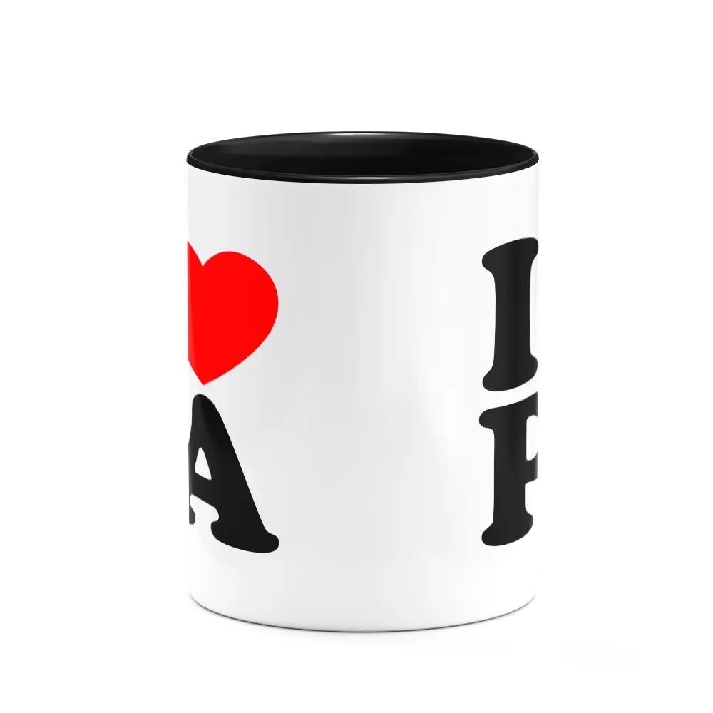 Imagem 3 de 3 do produto Caneca I Love Pa - Pará - 325ml - B-black