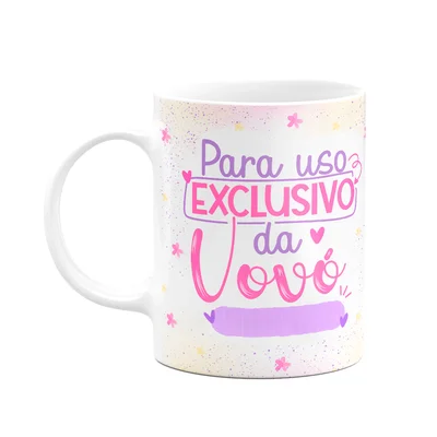 Caneca De Avós - Para Uso Exclusivo Da Vovó