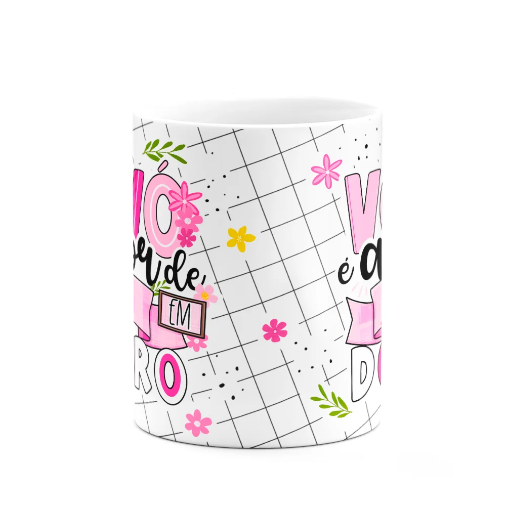 Imagem 3 de 3 do produto Caneca Dos Avós - Vovó, Amor De Mãe Em Dobro