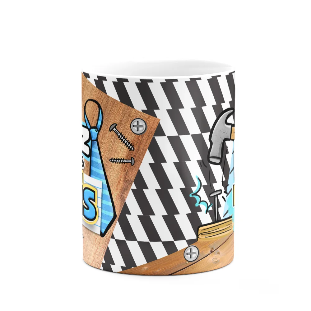 Imagem 3 de 3 do produto Caneca Pais - Feliz Dia Dos Pais - Pai Pra Toda Obra - M2