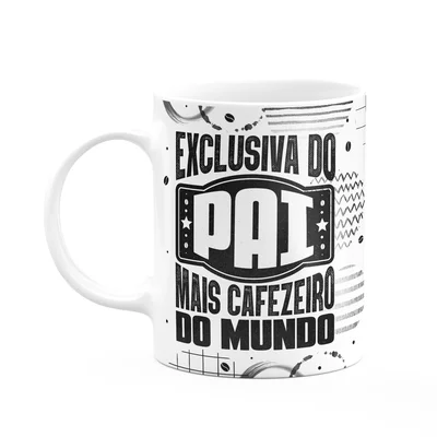 Caneca Pais - Exclusiva Do Pai Mais Cafezeiro Do Mundo - M2