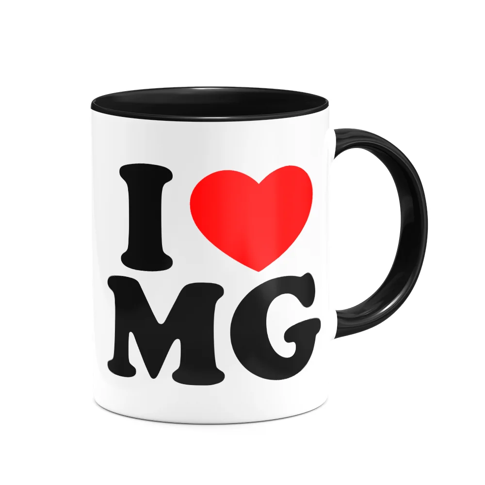 Imagem 2 de 3 do produto Caneca I Love Mg - Minas Gerais - 325ml - B-black