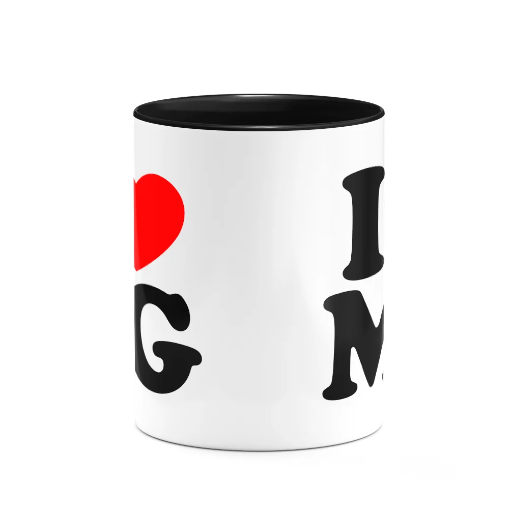 Imagem 3 de 3 do produto Caneca I Love Mg - Minas Gerais - 325ml - B-black
