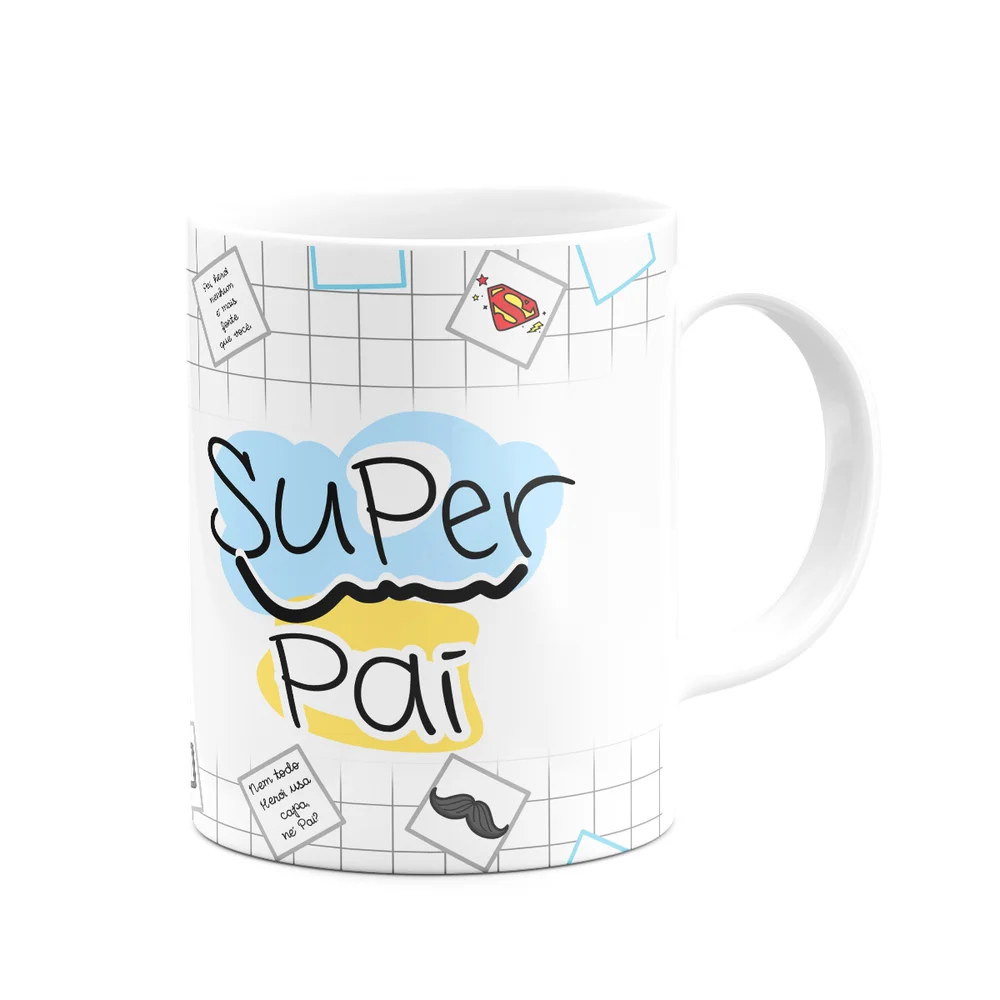 Imagem 3 de 5 do produto Caneca Do Papai - Inicial Do Nome Letra S - 325ml