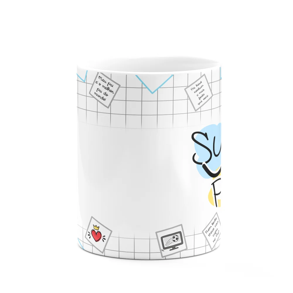Imagem 5 de 5 do produto Caneca Do Papai - Inicial Do Nome Letra S - 325ml