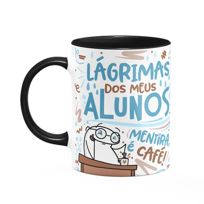 Caneca Flork Professor - Lágrimas Dos Meus Alunos - B-black