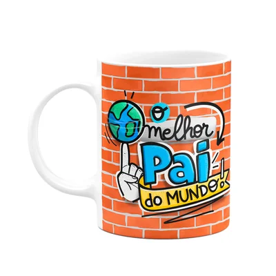 Caneca Pais - O Melhor Pai Do Mundo - Amigo - Parceiro