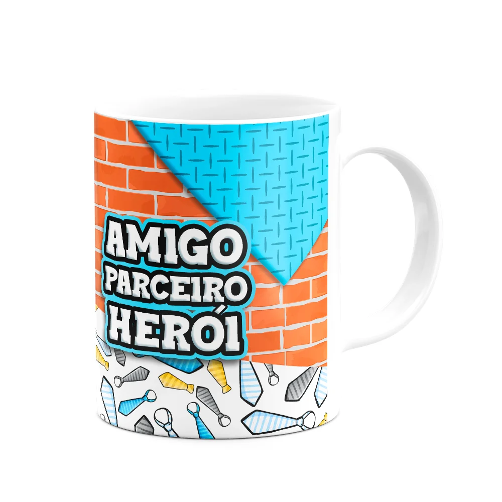 Imagem 2 de 3 do produto Caneca Pais - O Melhor Pai Do Mundo - Amigo - Parceiro