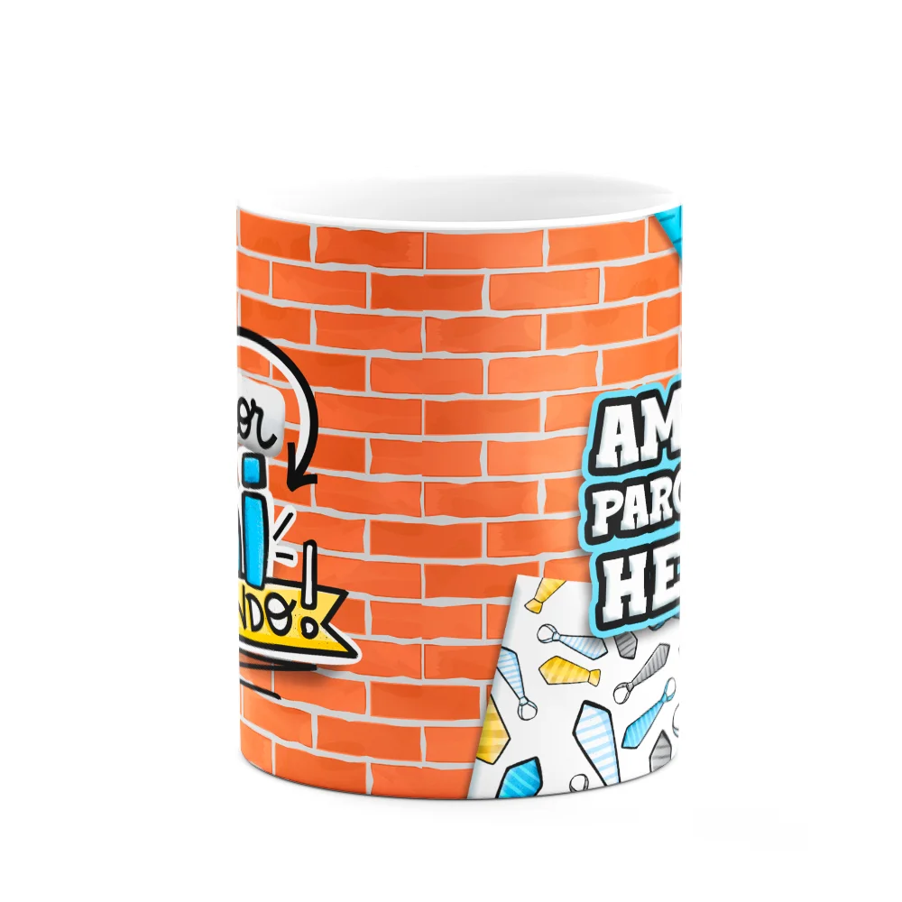 Imagem 3 de 3 do produto Caneca Pais - O Melhor Pai Do Mundo - Amigo - Parceiro