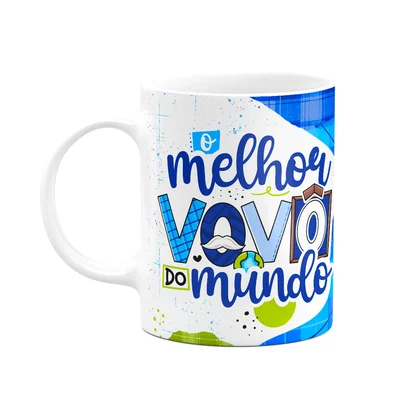 Caneca Dos Avós - O Melhor Vovô Do Mundo - M2