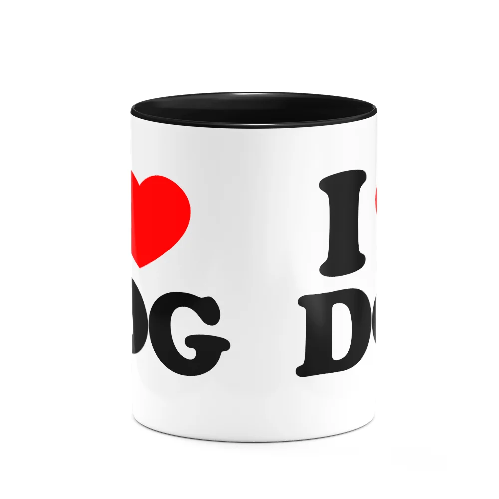 Imagem 3 de 3 do produto Caneca Pet - I Love Dog - 325ml - B-black