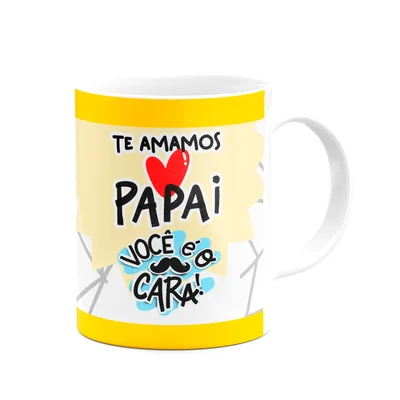 Caneca Pais - O Melhor Pai Do Mundo - Te Amamos Papai — foto 2