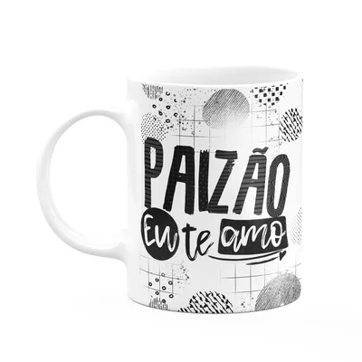 Caneca Pais - Paizão, Eu Te Amo! M2 - 325ml - Branca