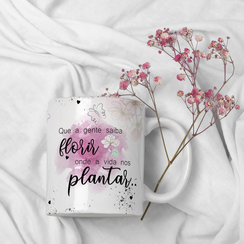 Imagem 2 de 5 do produto Caneca Motivação - Com Inicial Do Nome Letra C - 325ml