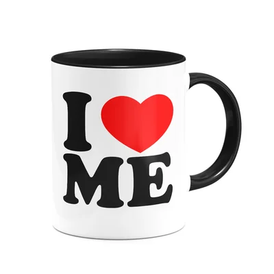 Caneca Geek - I Love Me - Modern Family - B-black — foto 2