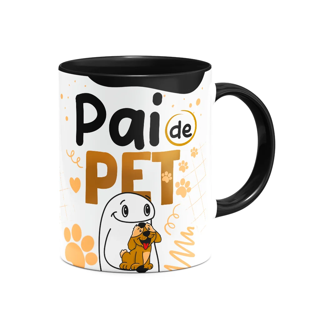 Imagem 2 de 3 do produto Caneca Flork Pais - Pai De Pet - Cachorro - B-black