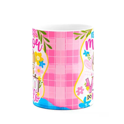Caneca Dos Avós Cartoon - A Melhor Vovó Do Mundo - M4 — foto 3
