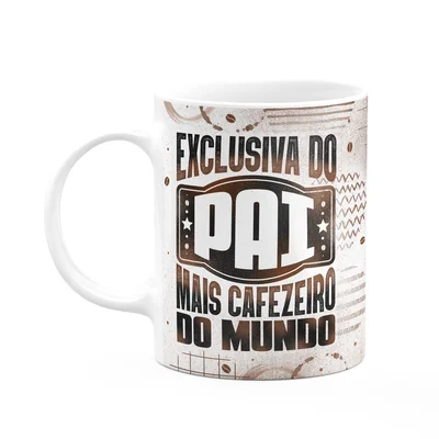 Caneca Pais - Exclusiva Do Pai Mais Cafezeiro Do Mundo