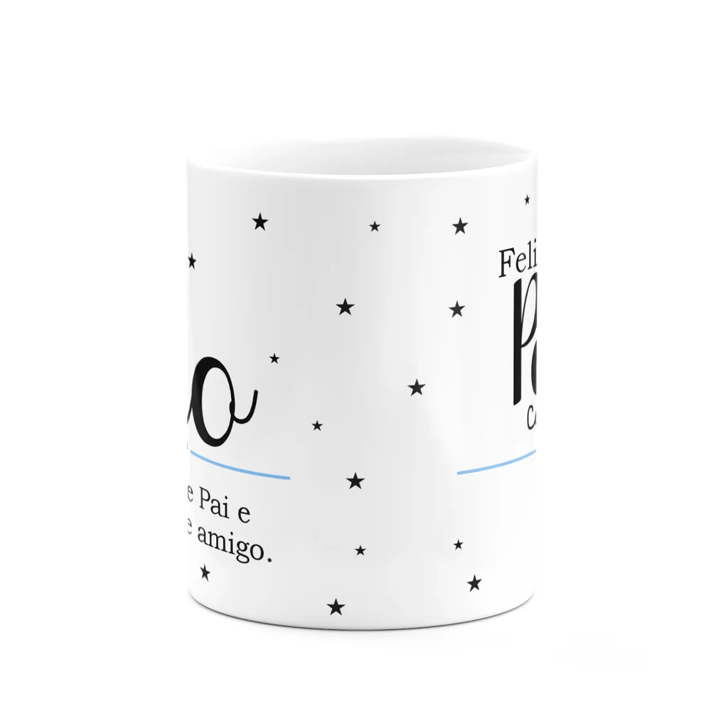 Imagem 5 de 5 do produto Caneca Minimalista Pais - Tio, Um Pouco Pai, Um Pouco Amigo