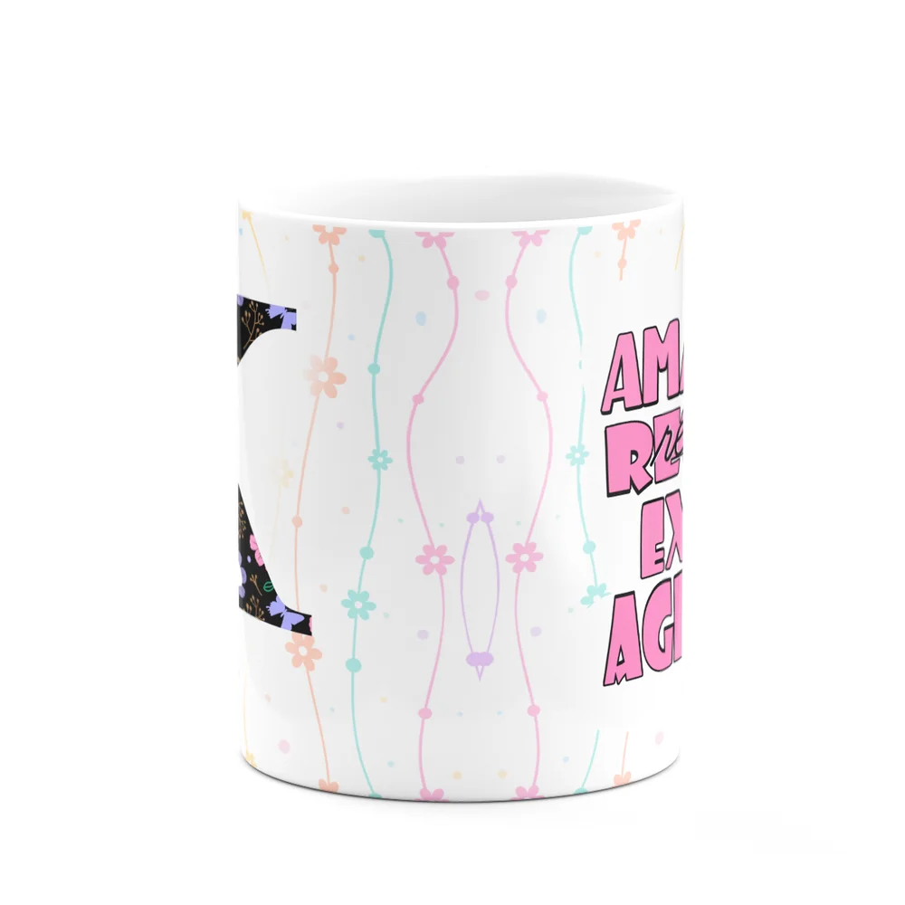 Imagem 3 de 5 do produto Caneca Today - Com Inicial Do Nome Letra K - 325ml