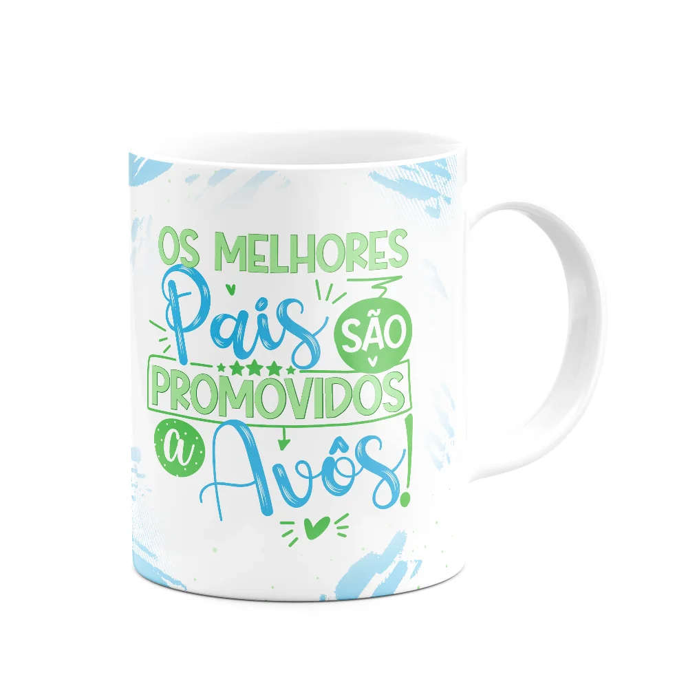 Imagem 2 de 3 do produto Caneca De Avós - Os Melhores São Promovidos A Avôs