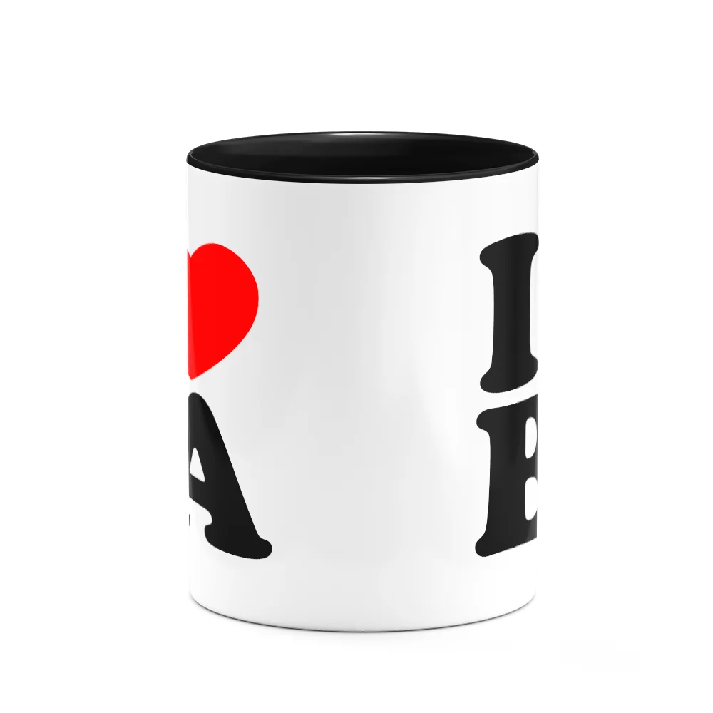 Imagem 3 de 3 do produto Caneca I Love Ba - Bahia - 325ml - B-black
