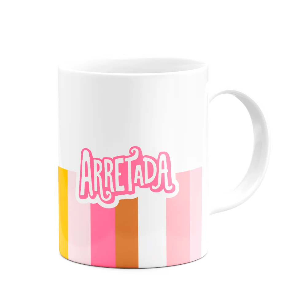 Imagem 2 de 3 do produto Caneca Nordestina - Arretada - 325ml Branca