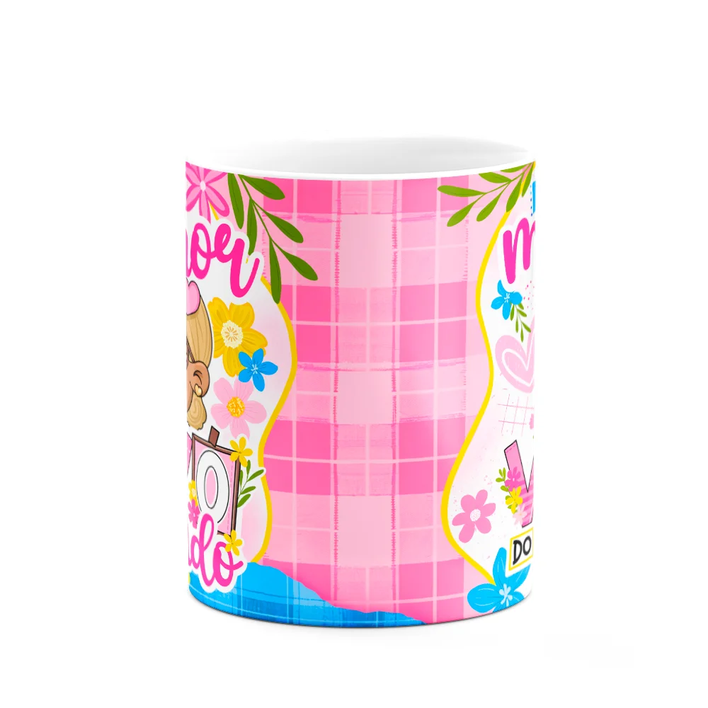 Imagem 3 de 3 do produto Caneca Dos Avós Cartoon - A Melhor Vovó Do Mundo - M8