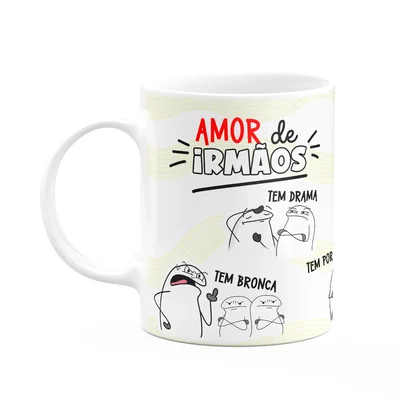 Caneca Flork Irmãos - Amor De Irmãos - M3