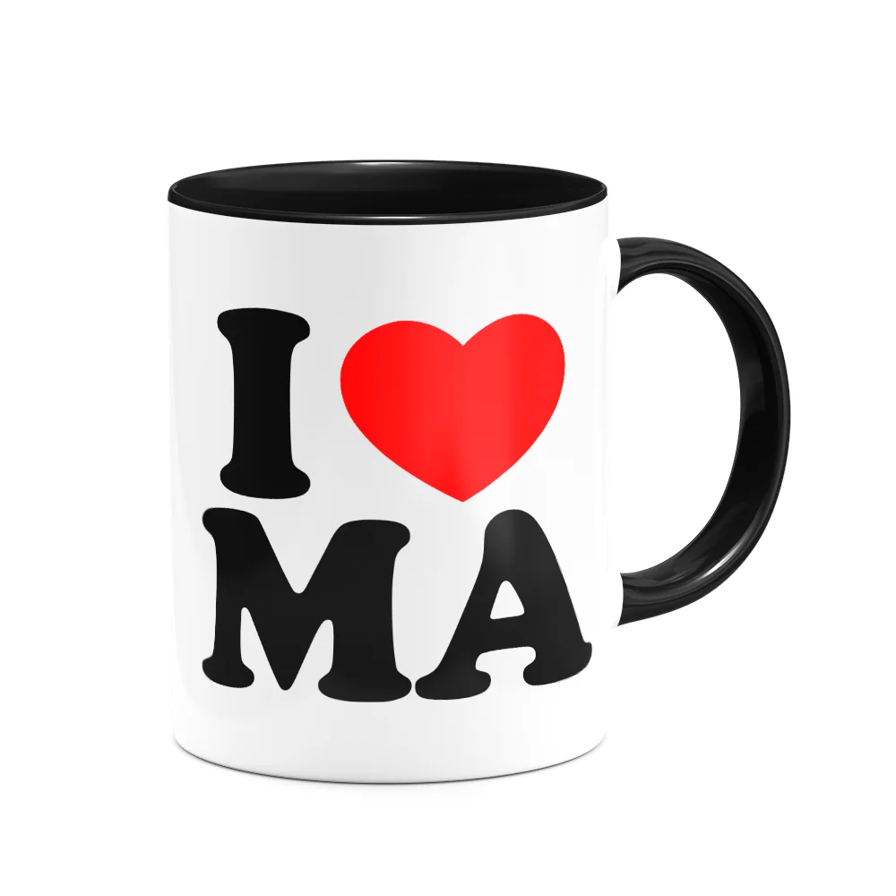 Imagem 2 de 3 do produto Caneca I Love Ma - Maranhão - 325ml - B-black