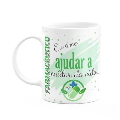 Caneca De Profissões - Sou Farmacêutico - 325ml