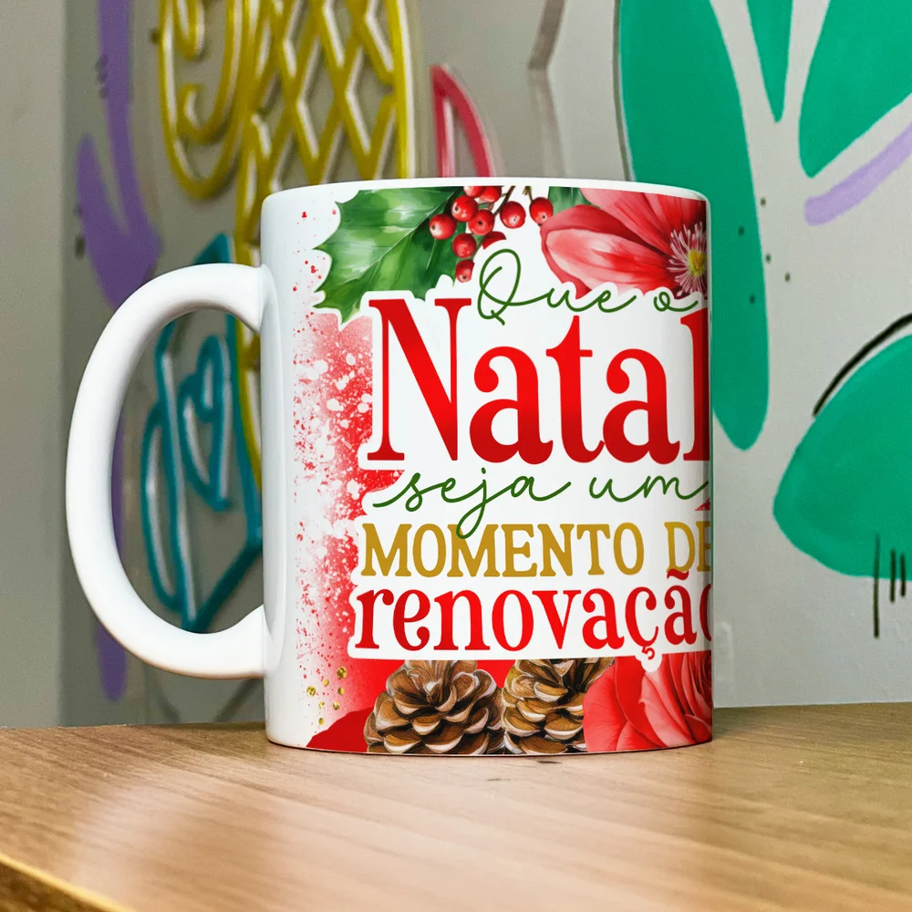 Imagem 2 de 5 do produto Caneca Natal De Jesus - Momento De Renovação - 325ml