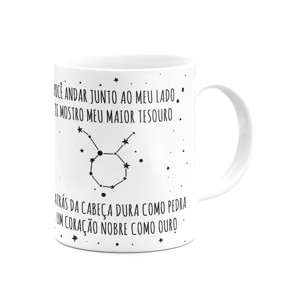 Imagem 4 de 5 do produto Caneca Signos Cartoon - Ele É De Touro - 325ml