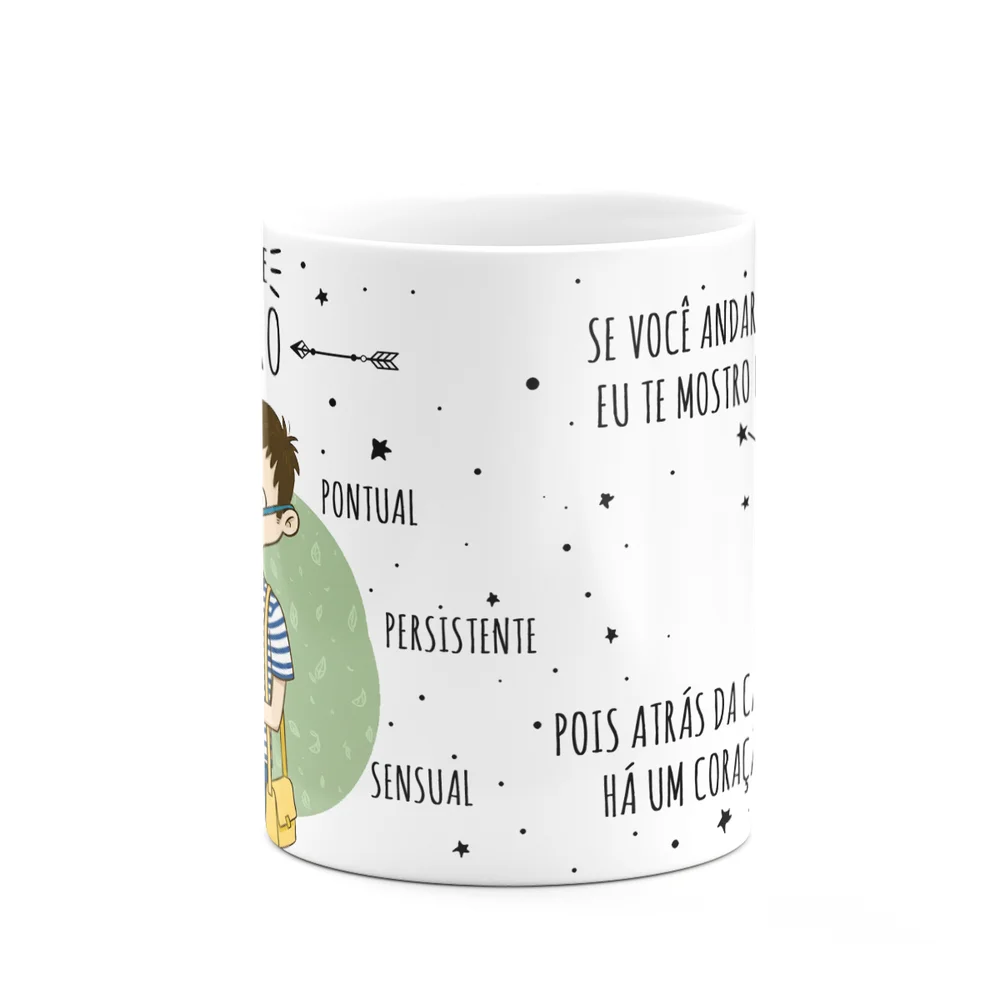 Imagem 5 de 5 do produto Caneca Signos Cartoon - Ele É De Touro - 325ml