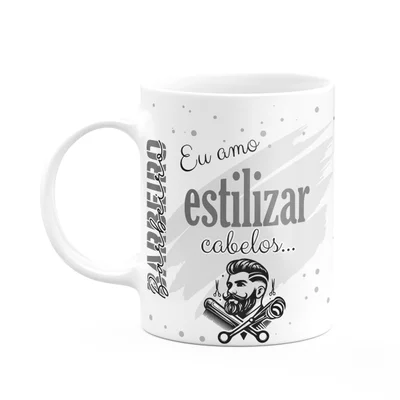 Caneca De Profissões - Sou Barbeiro - 325ml