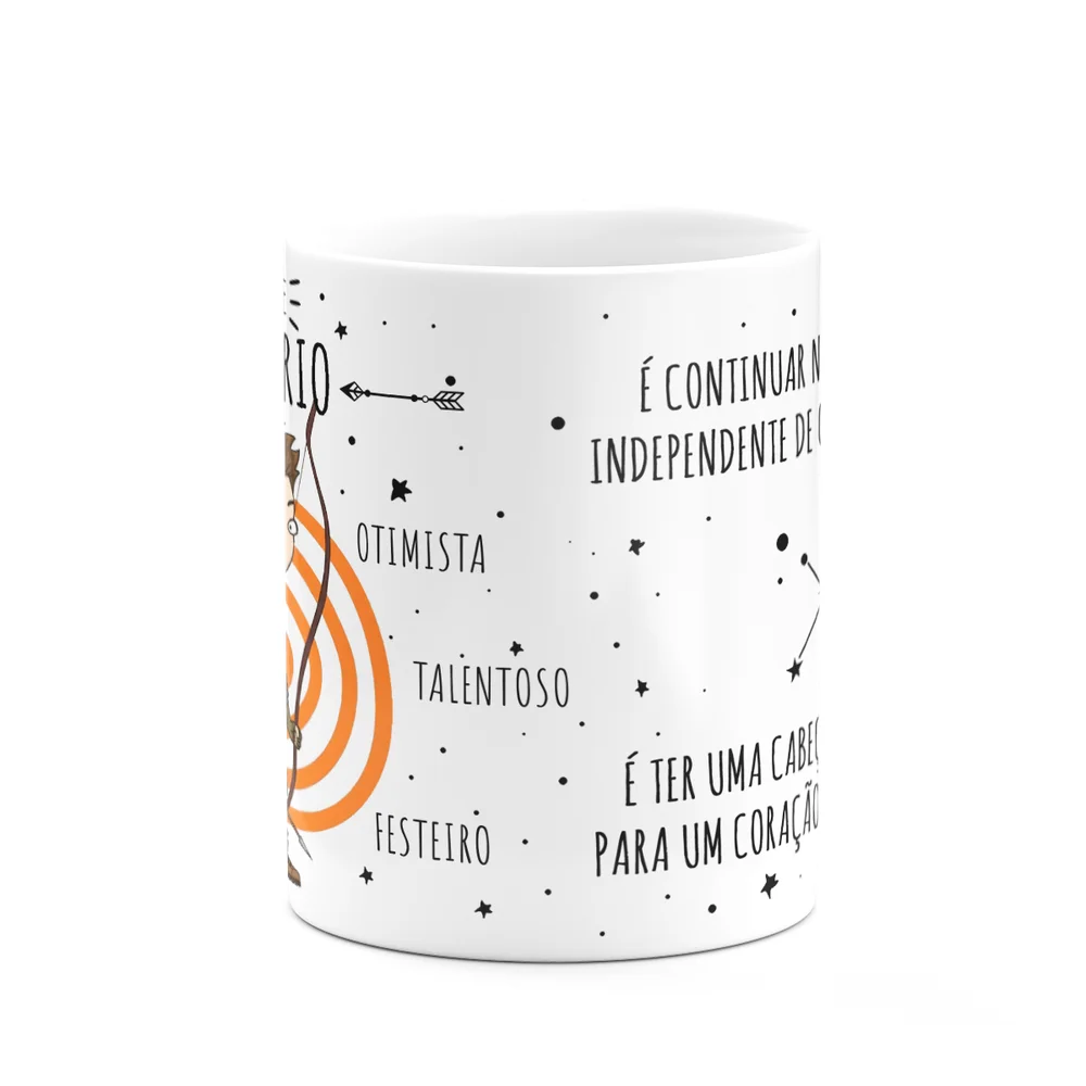 Imagem 5 de 5 do produto Caneca Signos Cartoon - Ele É De Sagitário - 325ml