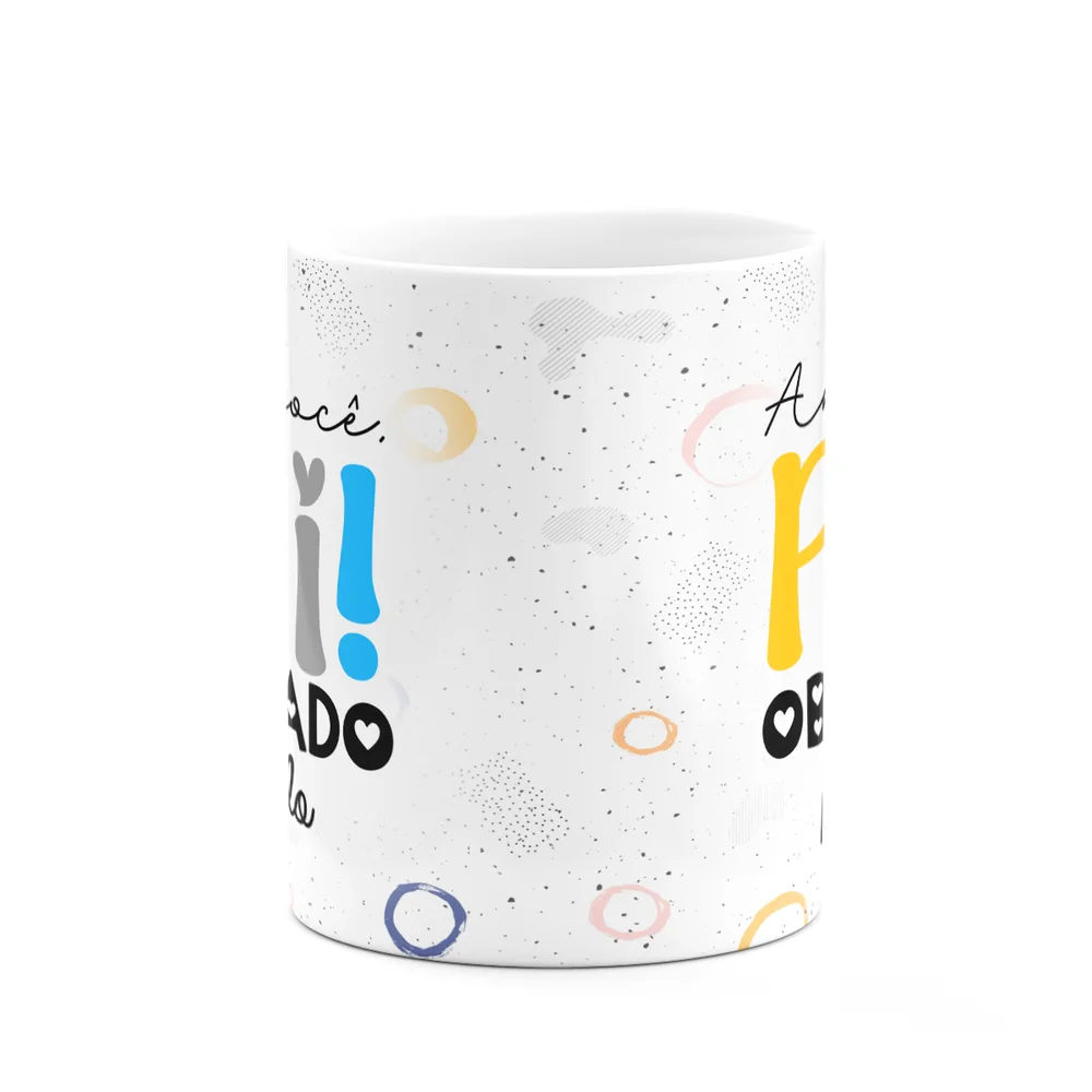 Imagem 5 de 5 do produto Caneca Pais - Amo Você Pai, Obrigado Por Tudo! - 325ml