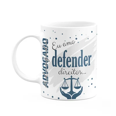 Caneca De Profissões - Sou Advogado - 325ml