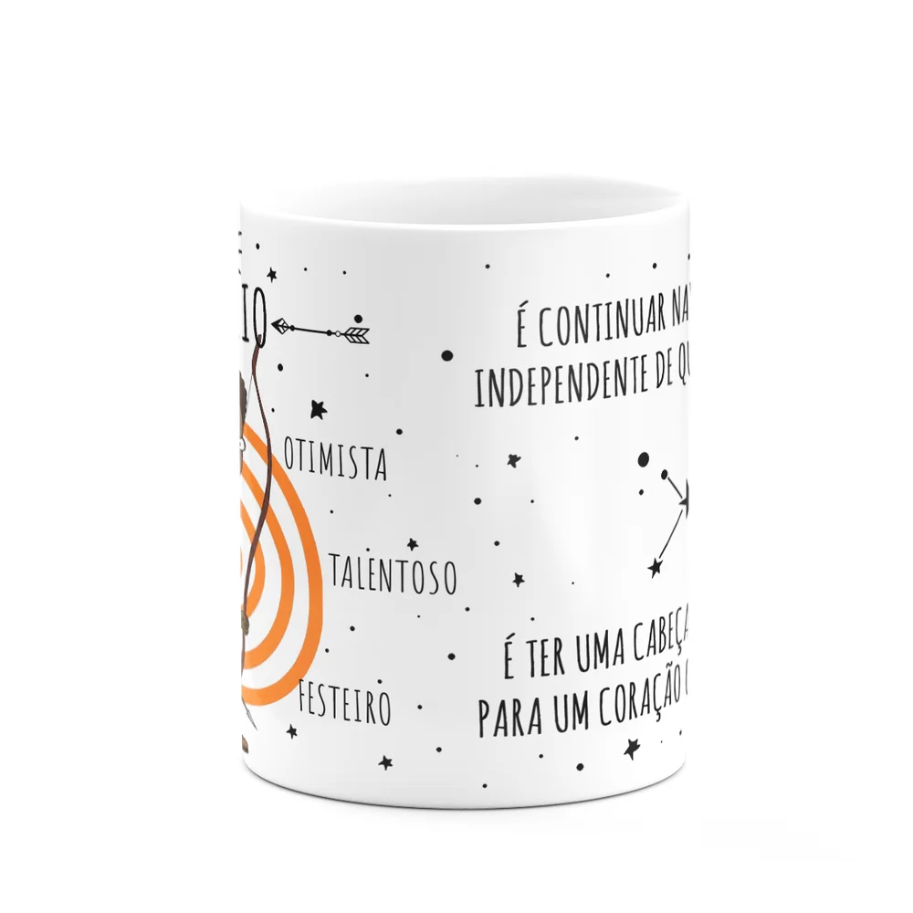 Imagem 5 de 5 do produto Caneca Signos Cartoon - Ele É De Sagitário - M2 - 325ml