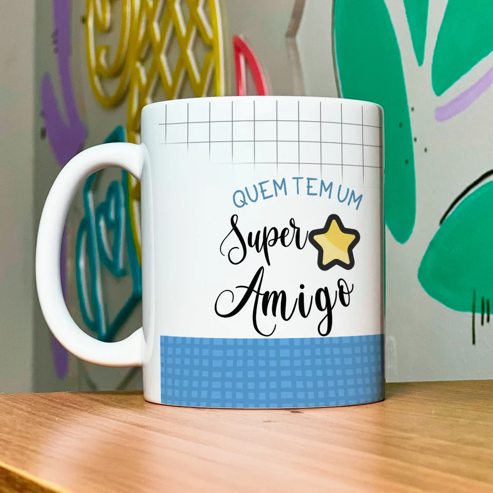 Imagem 2 de 5 do produto Caneca Família Super - Quem Tem Um Super Amigo