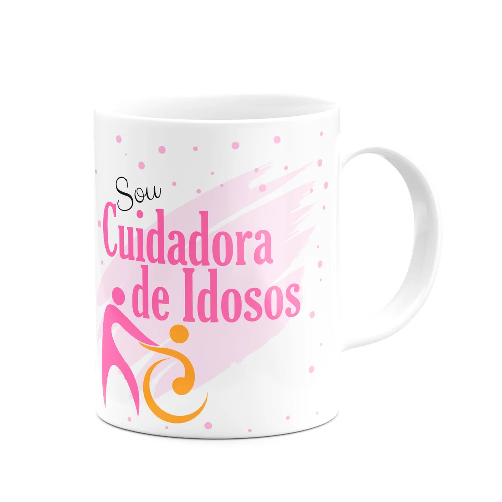 Imagem 4 de 5 do produto Caneca De Profissões - Sou Cuidadora De Idosos - 325ml